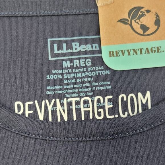 Hand Printed Upcycled Womens Medium Stay; The World Is Better w You Tee Shirt - Picture 5 of 5